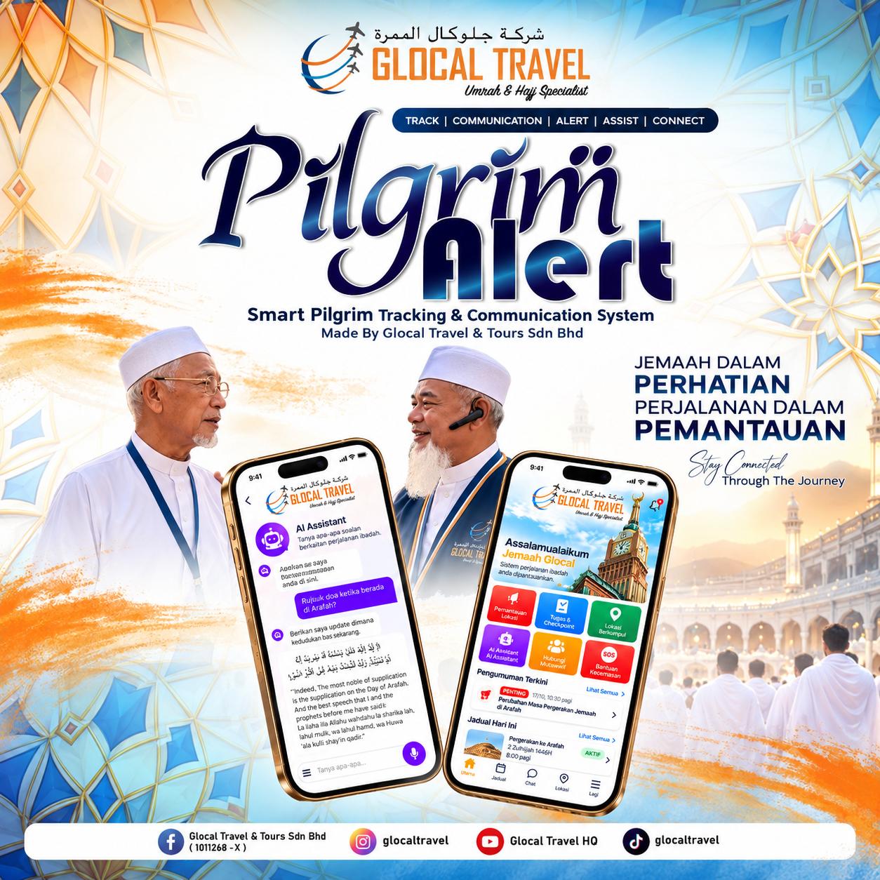 Pilgrim Alert — Sistem Penjejakan & Komunikasi Jemaah